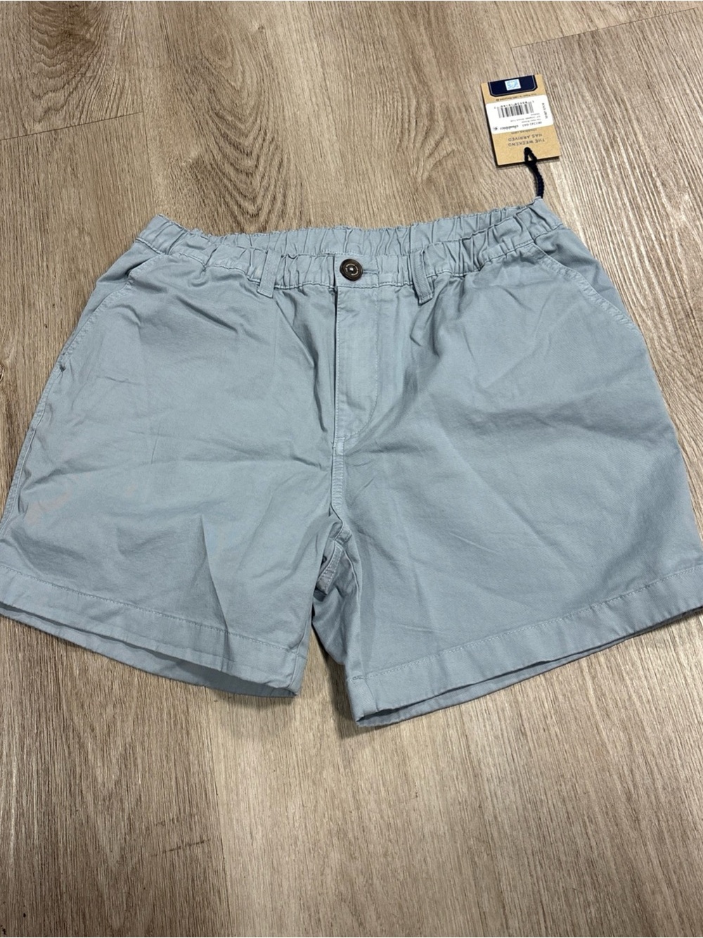 Chubbies The Weekend Has Arrived Twill Stretch Shorts 5.5" In Misty Breeze M